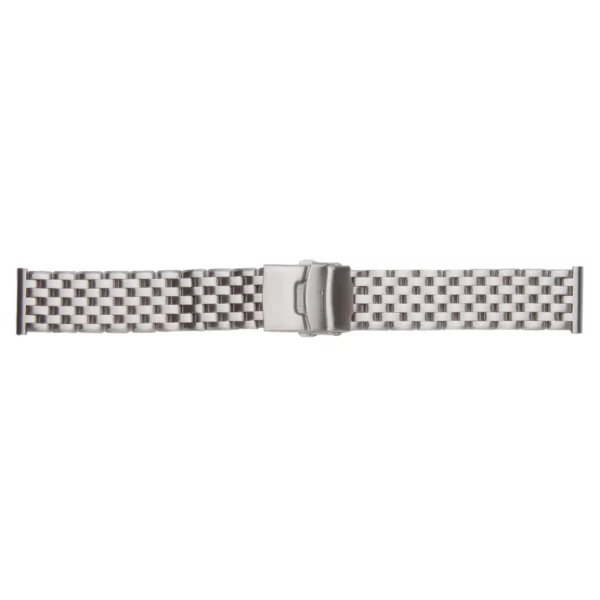Stalux Stainless Steel Heavy Duty Watch Band - Silver
