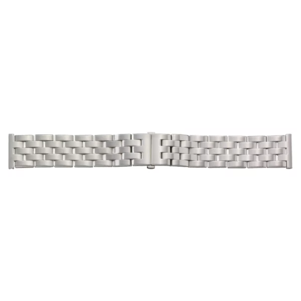 Stalux Stainless Steel Heavy Duty Watch Band - Silver
