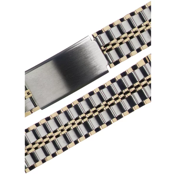 Stalux Stainless Steel Watch Band - Multiple Ends - 18 & 20 mm - Silver/Gold - Image 2