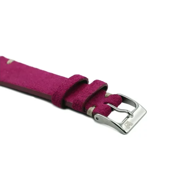 WB Original Suede Watch Strap - Vintage Pink - Image 2