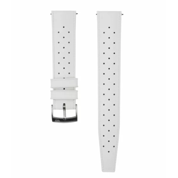 WB Original Tropical Style Rubber Watch Strap - White