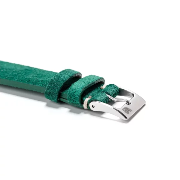 WB Original Suede Watch Strap - Vintage Emerald Green - Image 2