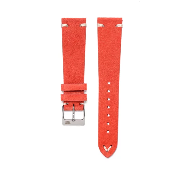 WB Original Suede Watch Strap - Vintage Red