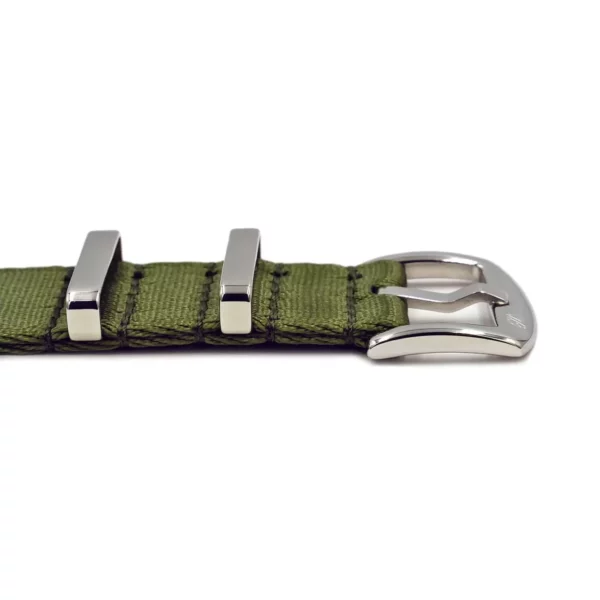 WB Original Premium Nylon Watch Strap - Military Green - Image 2