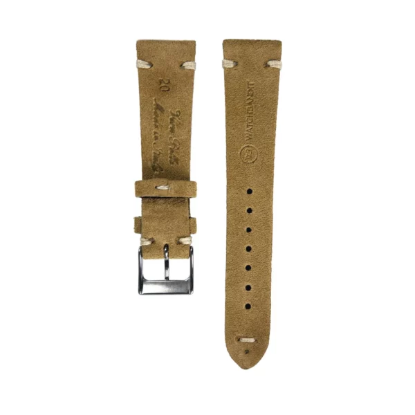 WB Original Suede Watch Strap - Vintage Beige - Image 3