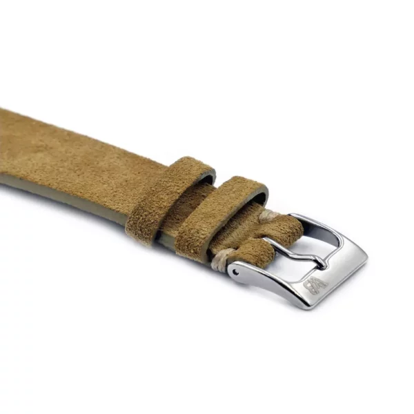 WB Original Suede Watch Strap - Vintage Beige - Image 2