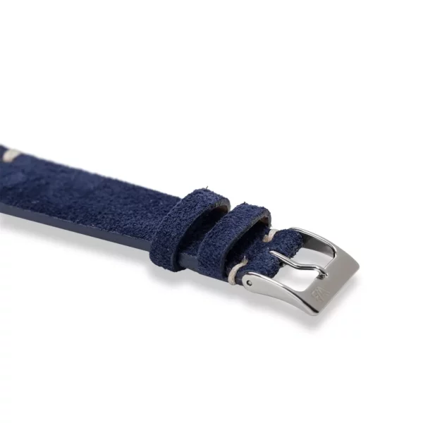 WB Original Suede Watch Strap - Vintage Navy Blue - Image 2