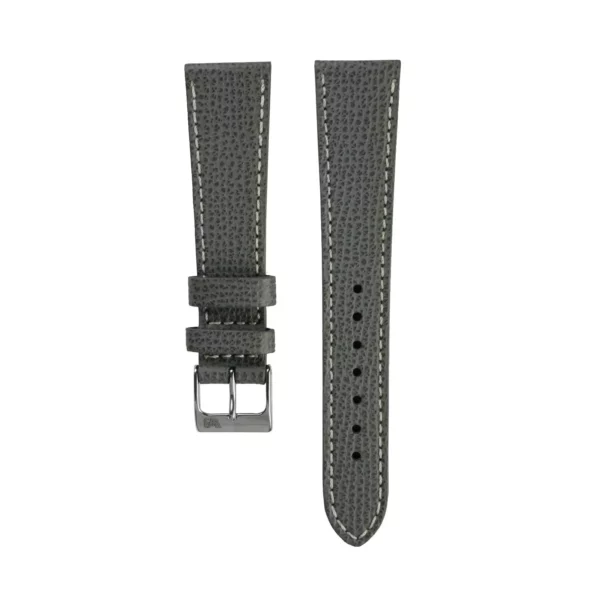 WB Original Textured Leather Watch Strap - Dark Grey