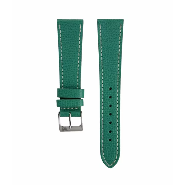 WB Original Textured Leather Watch Strap - Petrol Green