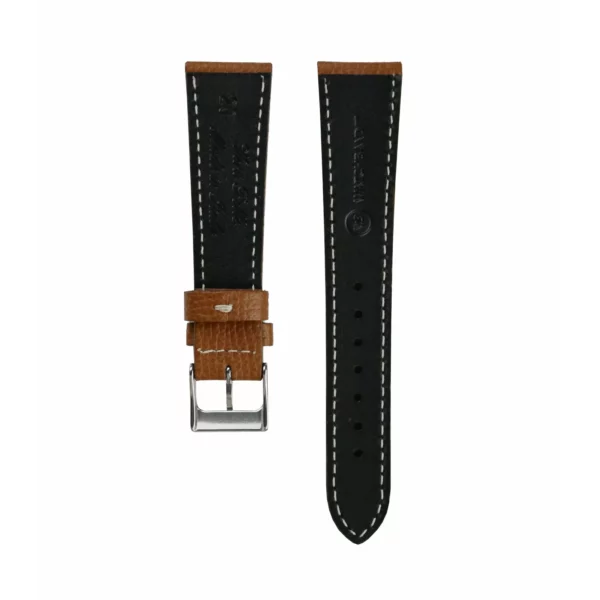 WB Original Textured Leather Watch Strap - Tanned - Image 3