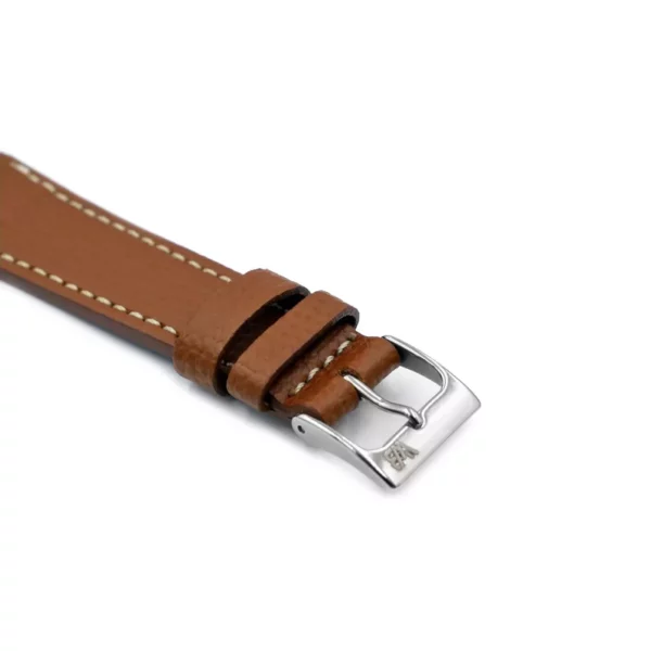 WB Original Textured Leather Watch Strap - Tanned - Image 2