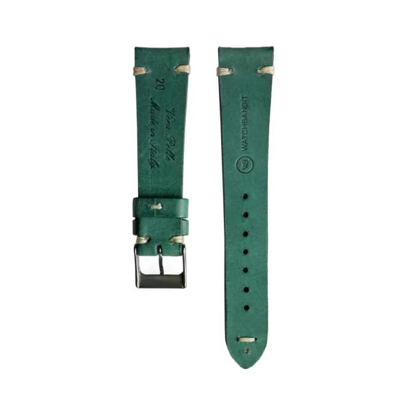 WB Original Vintage Watch Strap - Petrol Green - Image 3