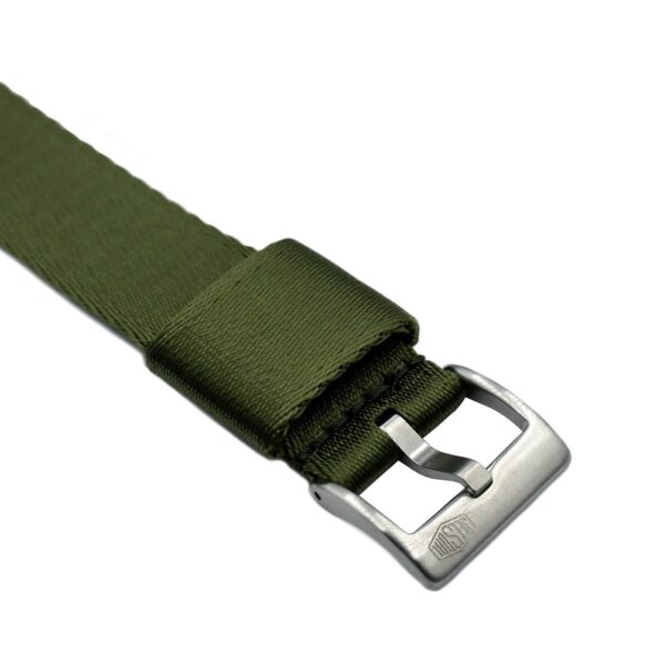 Jelsdal Vintage Military Single Pass Nylon Strap - Green - Image 2