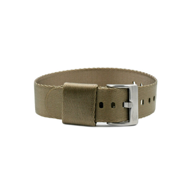 Jelsdal Vintage Military Single Pass Nylon Strap - Khaki