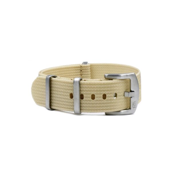 WB Original Ribbed Nylon Watch Strap - Beige