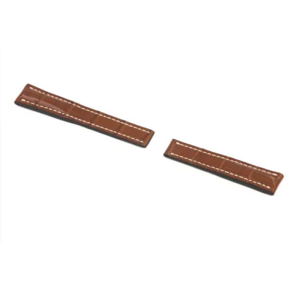 RIOS1931 Aero - Alligator Leather Watch Strap (315) - Cognac