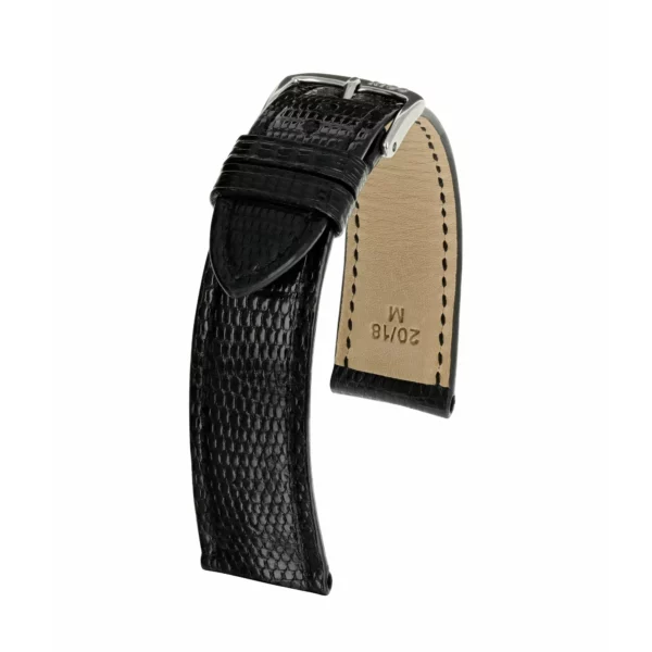 RIOS1931 Allure - Lizard Leather Watch Strap (220) - Black