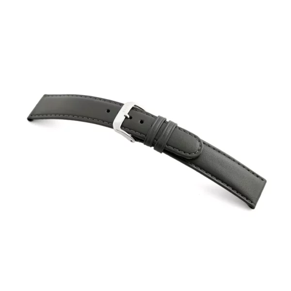 RIOS1931 Arizona - Saddle Leather Watch Strap (46S) - Stone Grey