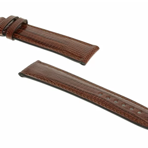 RIOS1931 Avenue - Teju Lizard Leather Watch Strap (222) - Mahogany - Image 3
