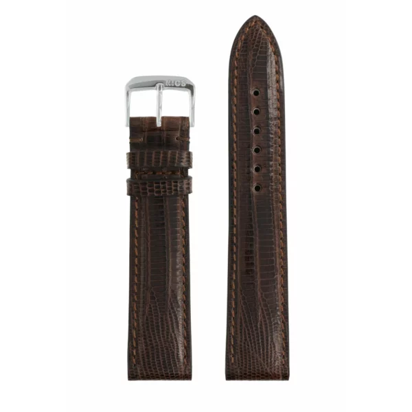 RIOS1931 Avenue - Teju Lizard Leather Watch Strap (222) - Mocha - Image 2