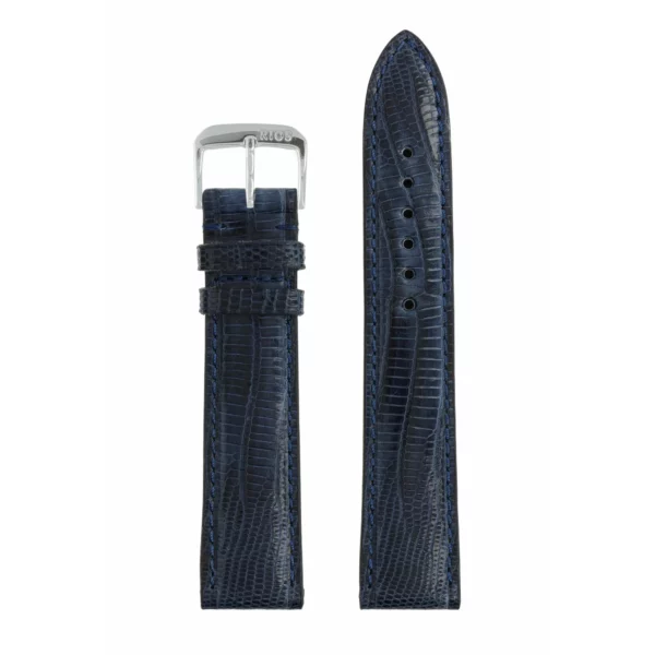 RIOS1931 Avenue - Teju Lizard Leather Watch Strap (222) - Ocean Blue - Image 2