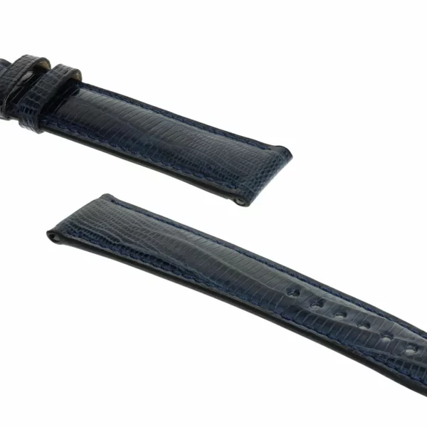 RIOS1931 Avenue - Teju Lizard Leather Watch Strap (222) - Ocean Blue - Image 3