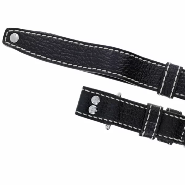RIOS1931 Aviator - Buffalo Leather Watch Strap (209) - Black - Image 4