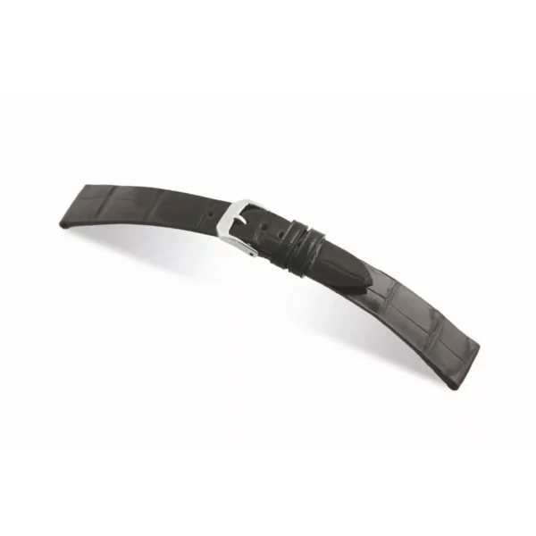 RIOS1931 Basel - Alligator Leather Watch Strap (345) - Mocha
