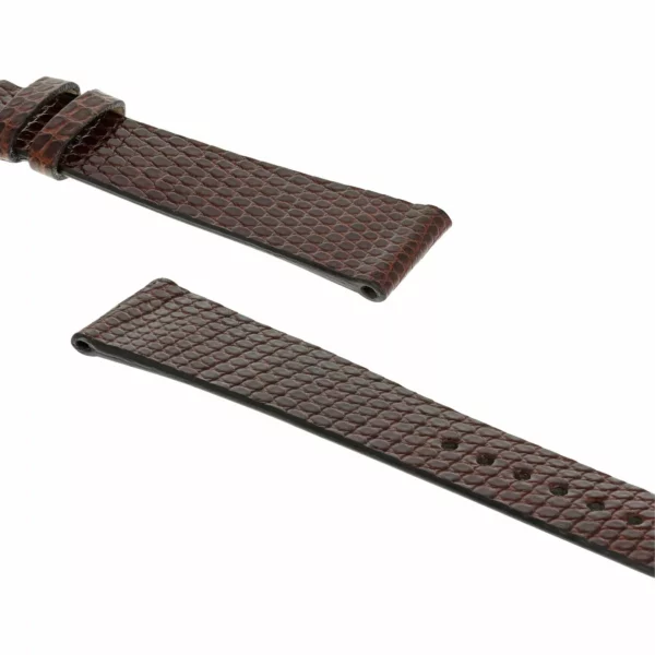 RIOS1931 Charme - Lizard Leather Watch Strap (218) - Mahogany - Image 3
