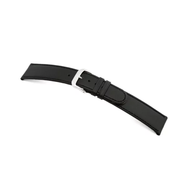 RIOS1931 Ecco - Cowhide Watch Strap (20) - Black