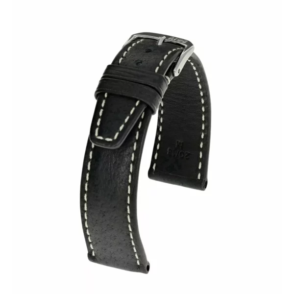 RIOS1931 Havana - Pigskin Watch Strap (39) - Black
