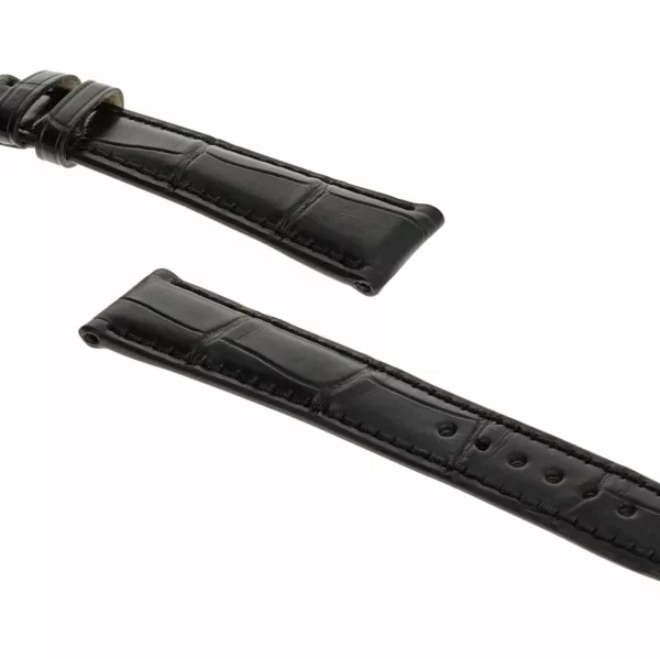 RIOS1931 Imperator - Alligator Leather Watch Strap (270) - Black - Image 3