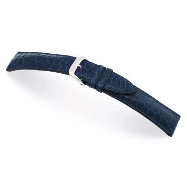 RIOS1931 Imperial - Alligator Leather Watch Strap (248) - Ocean Blue