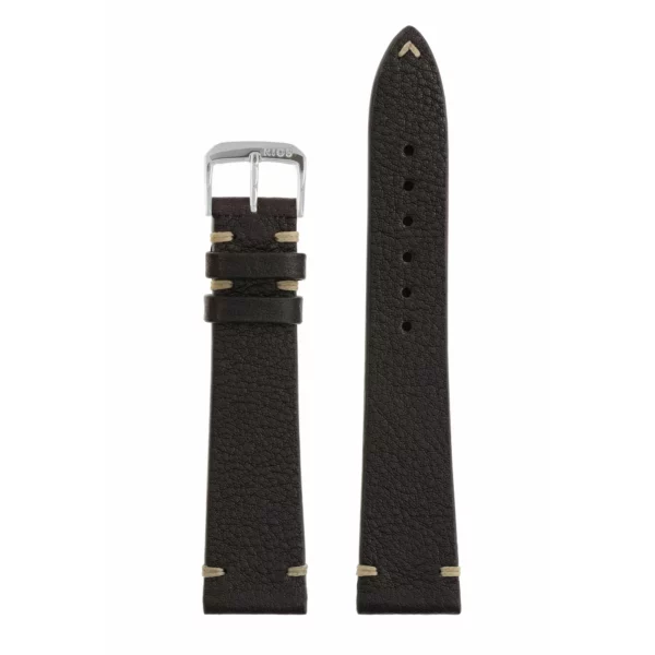 RIOS1931 Inzell - Organic Leather Watch Strap (405) - Mocha - Image 2