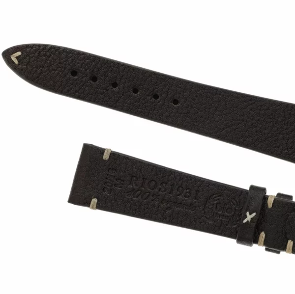 RIOS1931 Inzell - Organic Leather Watch Strap (405) - Mocha - Image 4