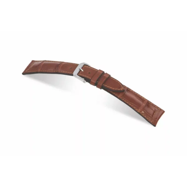 RIOS1931 Legend - Alligator Leather Watch Strap (332) - Cognac