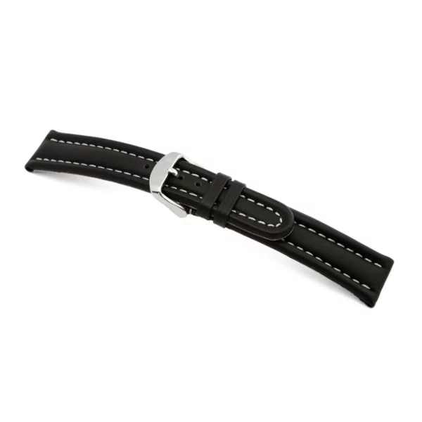 RIOS1931 Maranello - Calfskin Watch Strap (135) - Black