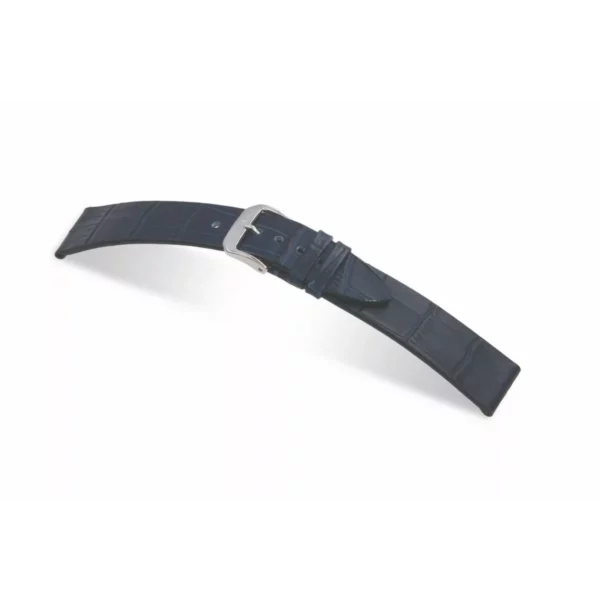 RIOS1931 Miami - Embossed Alligator Grain Watch Strap (35) - Navy