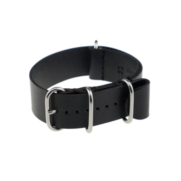 RIOS1931 Athens - Calfskin Watch Strap (485) - Black