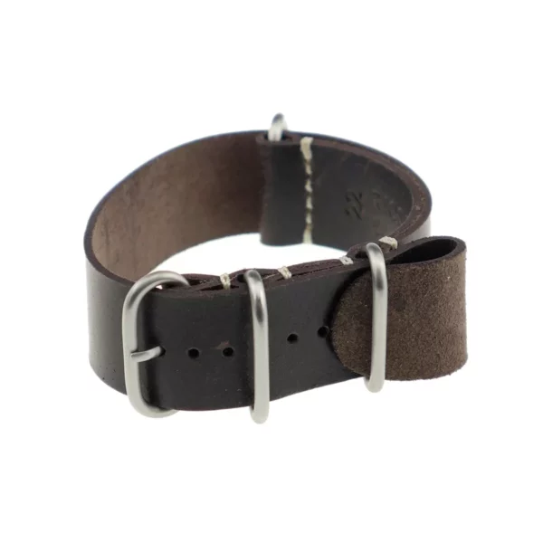 RIOS1931 Copenhagen - Vintage Leather Watch Strap (487) - Mocha