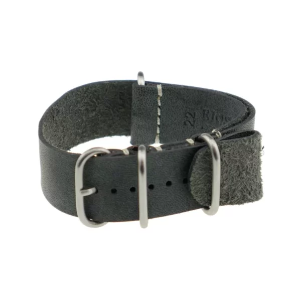RIOS1931 Copenhagen - Vintage Leather Watch Strap (487) - Stone Grey