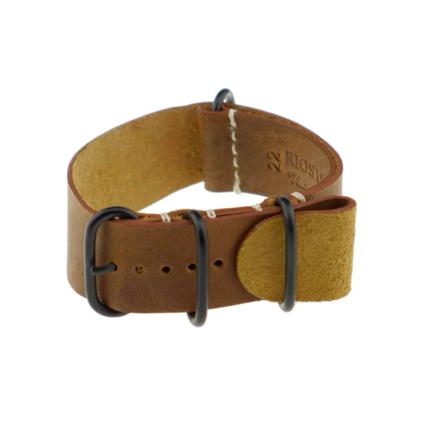 RIOS1931 Oslo - Vintage Leather Watch Strap (486) - Cognac