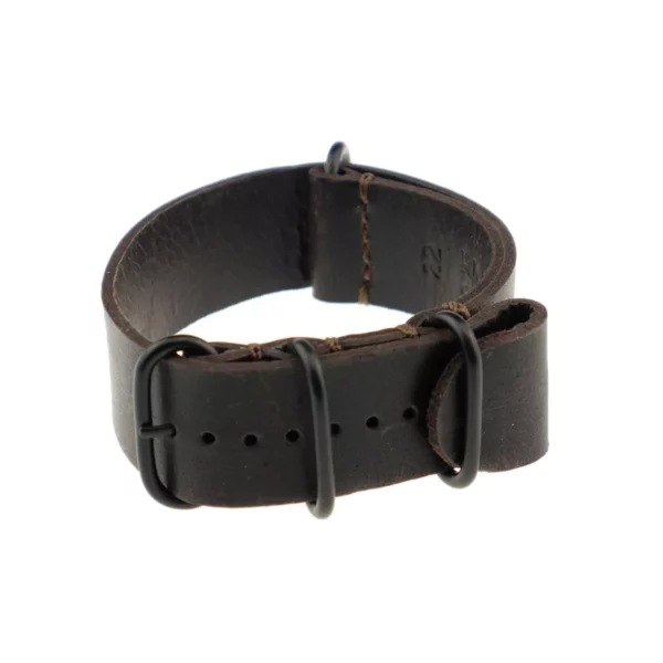 RIOS1931 Riga - Vintage Leather Watch Strap (489) - Mocha