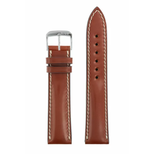 RIOS1931 New York - Shell Cordovan Leather Watch Strap (199) - Cognac - Image 2