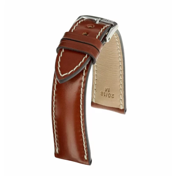 RIOS1931 New York - Shell Cordovan Leather Watch Strap (199) - Cognac