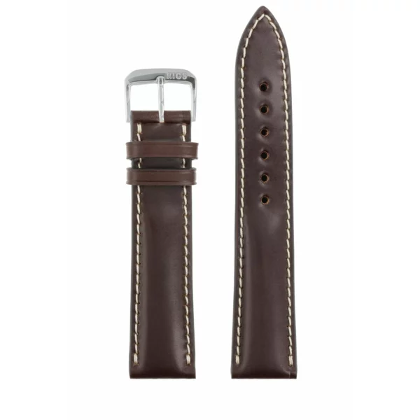 RIOS1931 New York - Shell Cordovan Leather Watch Strap (199) - Mocha - Image 2