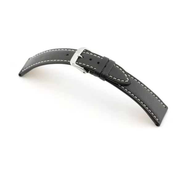 RIOS1931 Pensa - Russia Leather Watch Strap (203) - Black