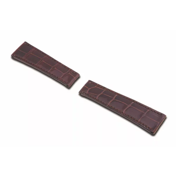 RIOS1931 Prince - Alligator Leather Watch Strap (371) - Mahogany