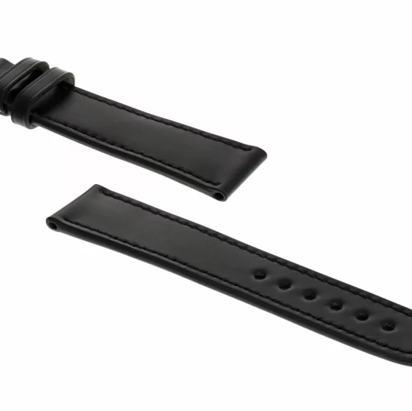 RIOS1931 Seattle - Shell Cordovan Leather Watch Strap (193) - Black - Image 3
