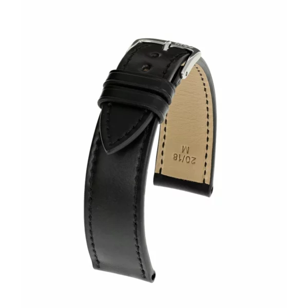 RIOS1931 Seattle - Shell Cordovan Leather Watch Strap (193) - Black